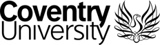 Coventry University Logo landscape_Black